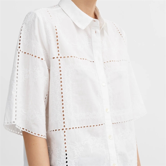 Skall Studio Anemone Skjorte, Optic White